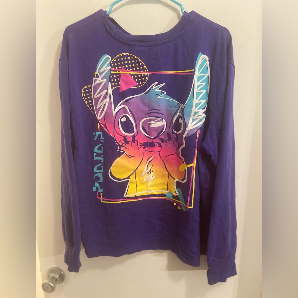 Retro stitch long sleeve shirt